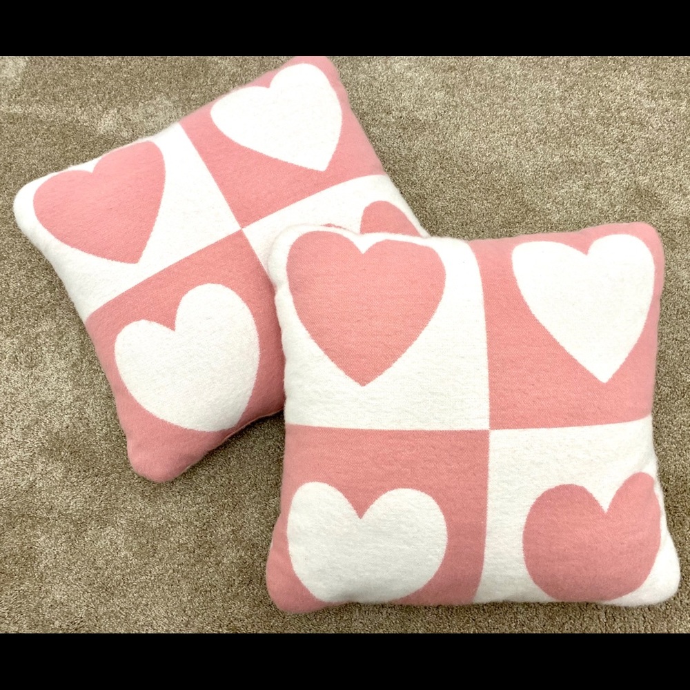 Beautiful Heart Plush Pillows